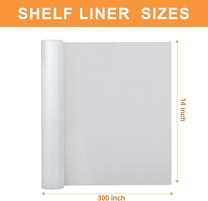 FLPMIX 14-Inch Clear Shelf Liner: Waterproof Kitchen Cabinets Drawer Liners 14 - Image 9