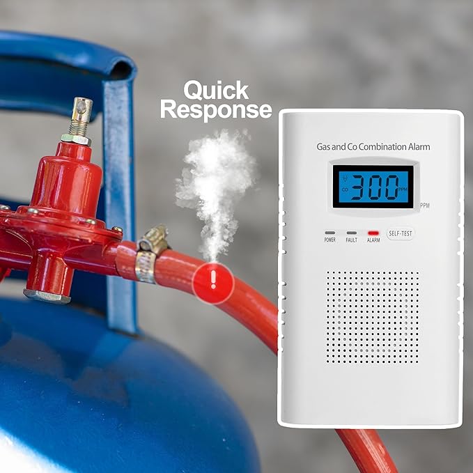 2 Pack Combination Gas & Carbon Monoxide Detectors - Image 5