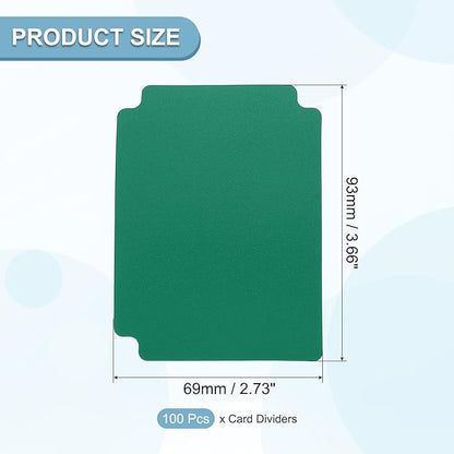 PATIKIL Trading Card Dividers, Dark Green - Image 2