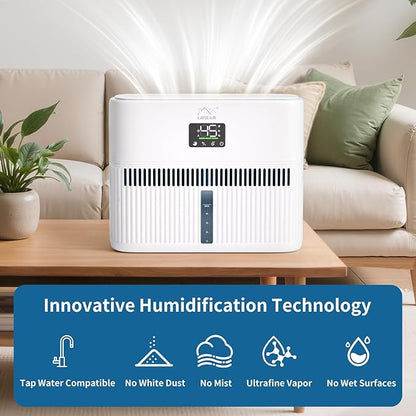 Smart Evaporative Humidifiers for Bedroom, Living Room, Large Room up to 300 ft² - Image 3