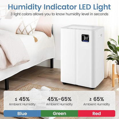 ARLIME 4500 Sq.Ft Dehumidifier for Basement, 54 Pints Dehumidifier - Image 3