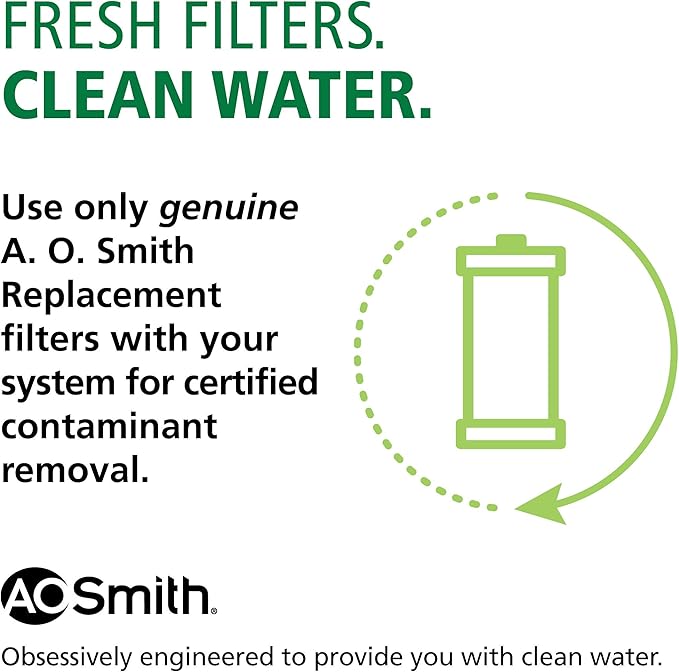 AO Smith 2.5"x10" 35 Micron Sediment Water Filter Replacement Cartridge - Image 4