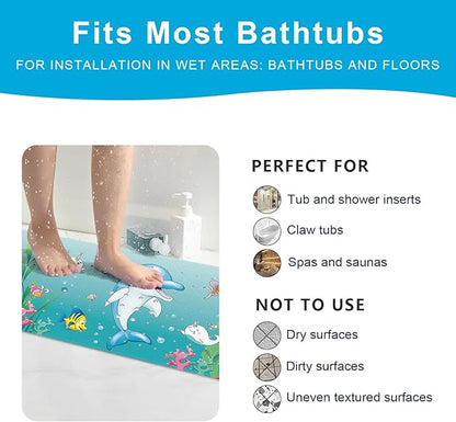 XIYUNTE Baby Bath Mat for Tub Non Slip Kids Bath Mat - Image 7