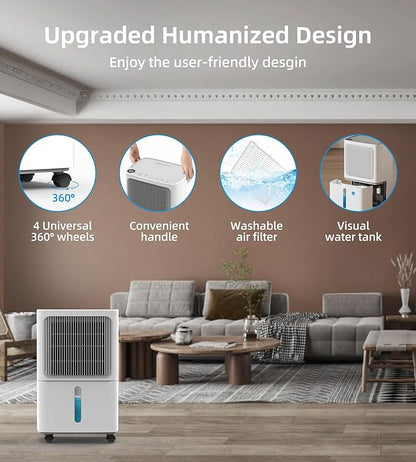 VEAGASO 2500 Sq. Ft Dehumidifier - Image 6