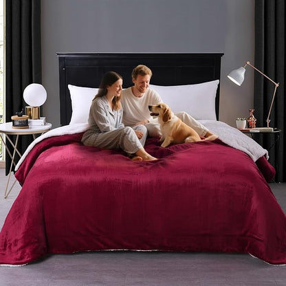 Waterproof King Size Blankets for Bed 80'' x 90'', 3 Layer Lightweight and by GBYcLywBathroomDecor