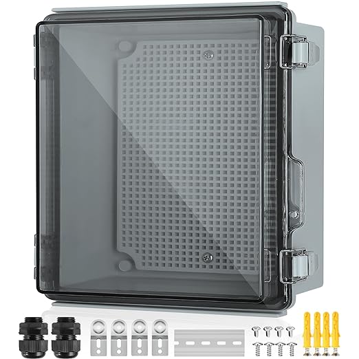 Waterproof Electrical Junction Box, IP67 Plastic Weatherproof Outdoor WiFi by TOTUFY