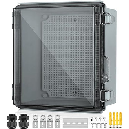 Waterproof Electrical Junction Box, IP67 Plastic Weatherproof Outdoor WiFi by TOTUFY