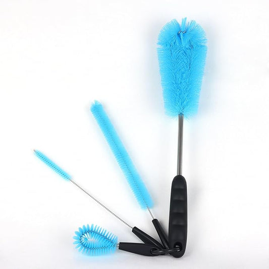 4 Pack Bottle Cleaner Brush Set 15/13/5 Inch Stainless Steel Water Bottle by GEMFULWaterBottle