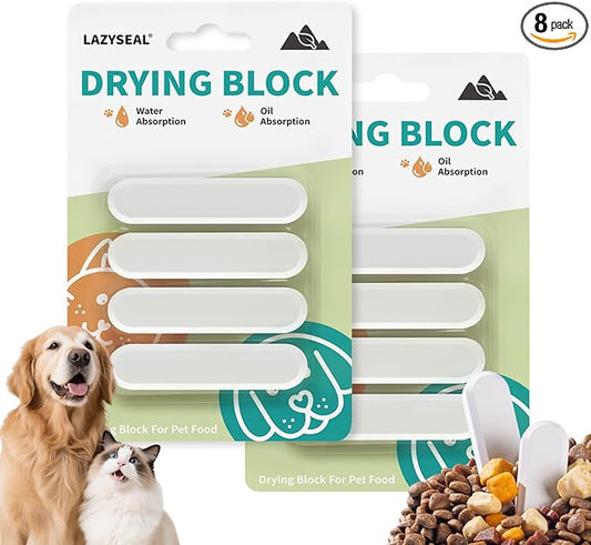 8 Pcs Diatom Drying Stick for Pet Food, Keep Food Fresh Desiccant to Dry by Unknown