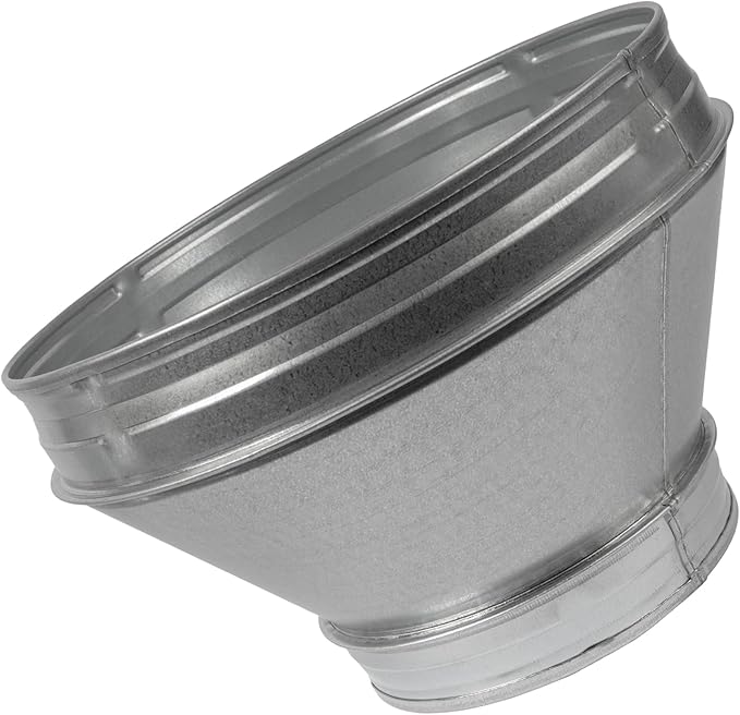 Vent Systems 12" Inch to 8" Inch Duct Reducer Adapter Connector Fitting Pipe - Image 8