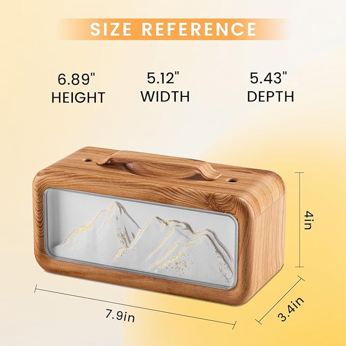 HEEYCEM Humidifiers for Bedroom, 600ml Cool Mist Humidifier - Image 3