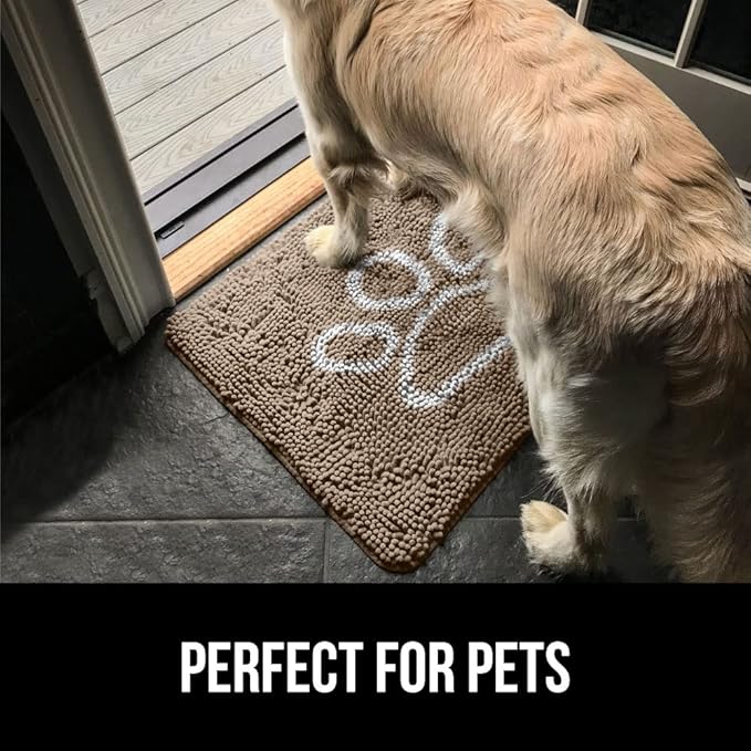 GORILLA GRIP SOAKSTOPPER Dog Door Mat, 35x24 Machine Washable Rug Absorbent - Image 6