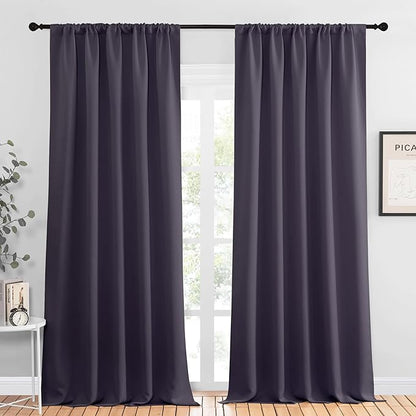 NICETOWN Blackout Curtains for Living Curtains, 2 Panels, 52 by 95, Room by NICETOWN