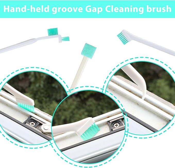 16 Pack Small Household Cleaning Brushes Crevice Cleaning Tool Deep Detail - Image 7