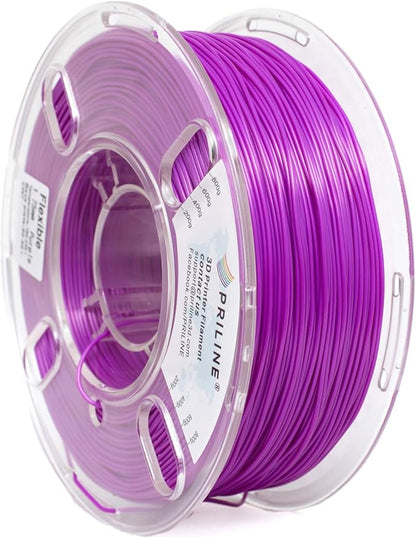 TPU Filament，PRILINE 98A TPU Flexible Soft 3D Printer Filament，1KG 1.75mm Spool by PRILINE