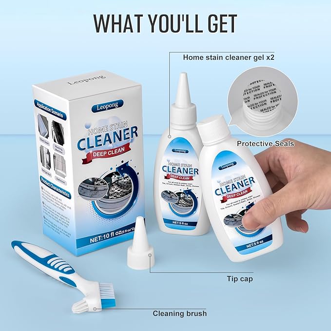 Home Cleaner Gel, Cleaner for Washing Machine, Refrigerator Strips, Household - Image 5