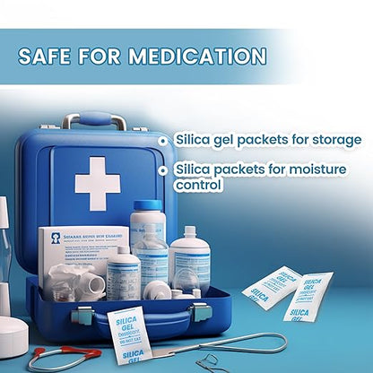 Silica Gel Packets, Moisture Absorbers Desiccant Packs - Image 8