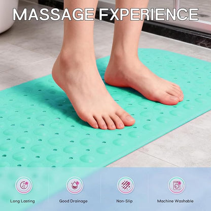 Anti-Slip Bathtub Shower mat, 39.3×15.7 inch（Approximately 100 × 40cm） Soft - Image 4
