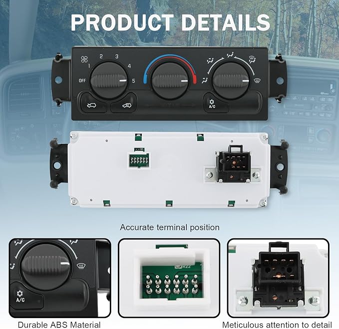 Front A/C Heater Climate Control Module Compatible - Image 5