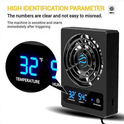 Reptile Ventilation Fan with Humidity Control & High Temp Alarm, Smart - Image 2