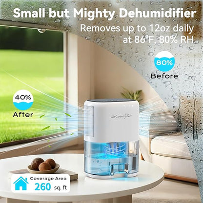 Small Dehumidifier for Home 44OZ Quiet - Image 2