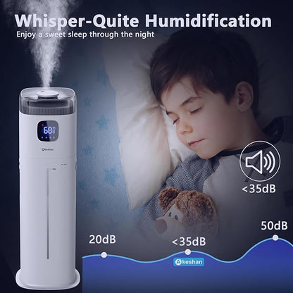 Large Humidifier for Bedroom, 9L/2.5Gal Ultrasonic Cool Mist, Easy Clean - Image 6