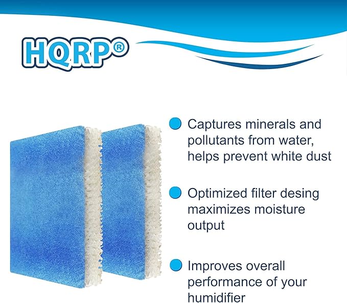 HQRP 2-Pack Wick Filter T Compatible - Image 2