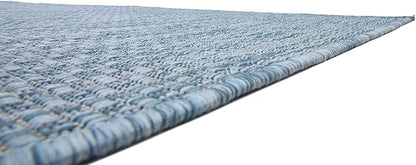 Unique Loom Collection Casual Transitional Solid Heathered Indoor/Outdoor - Image 8