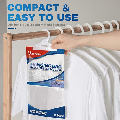 Vacplus Moisture Absorbers 30 Pack, Fragrance Free Hanging Humidity Packs - Image 4