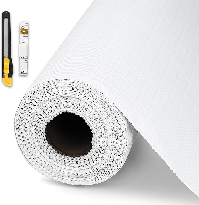 Drawer and Shelf Liner for Kitchen Cabinet, Non-Adhesive Cabinet Liners 24in x by GTJ