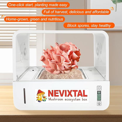 Smart Mushroom Growing Tent, Grow Mushrooms at Home Kit, Fully Automatic - Image 2