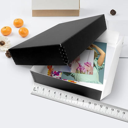 Lineco Museum Archival Storage Box, 11.75x15.25x3 in. Drop Front Design. - Image 4