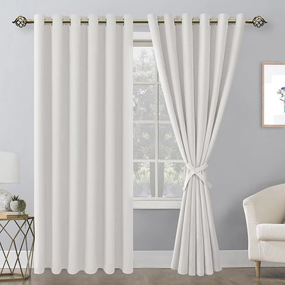 Hiasan Room Darkening Curtains for Bedroom, 70 x 84 Inches - Image 2