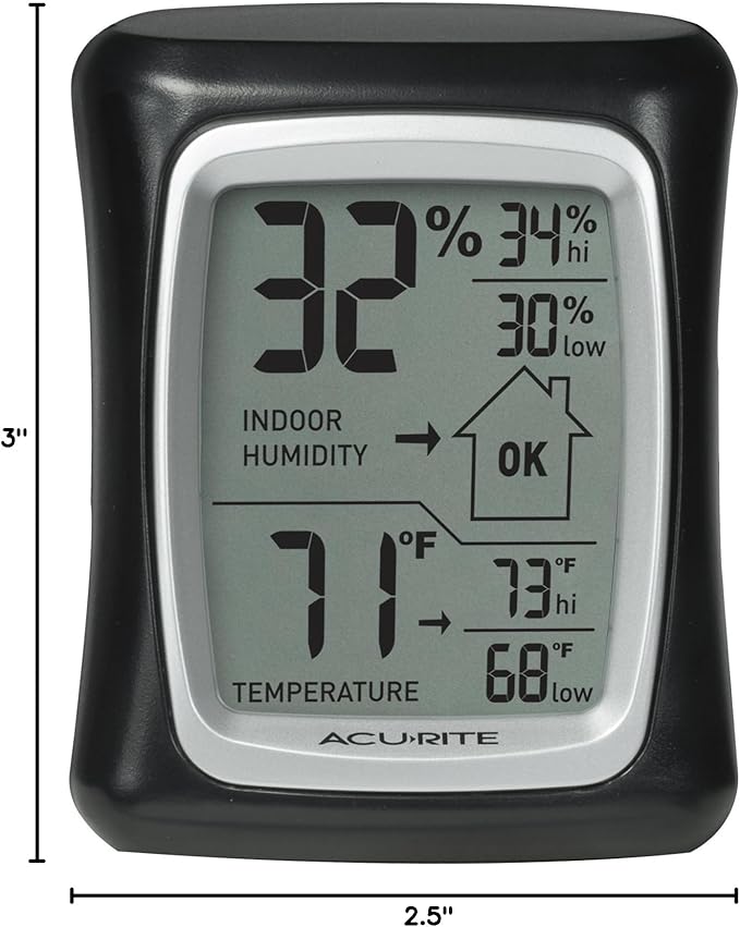 AcuRite Indoor Digital Thermometer & Hygrometer - Image 6