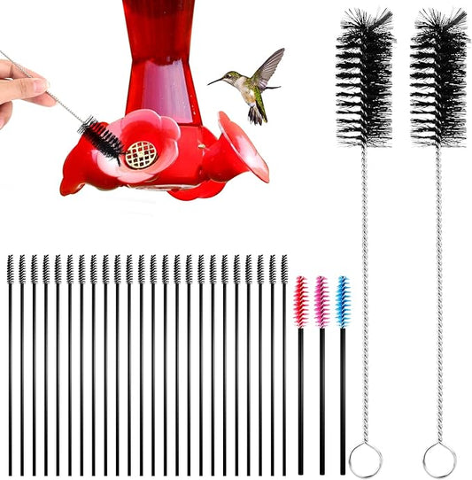 62 Pcs 3 Size Hummingbird Feeder Cleaning Brushes, Nylon Small Clean Brushes by Unknown