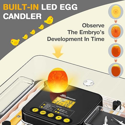 Sailnovo 48 Egg Incubator for Hatching Eggs - Image 6