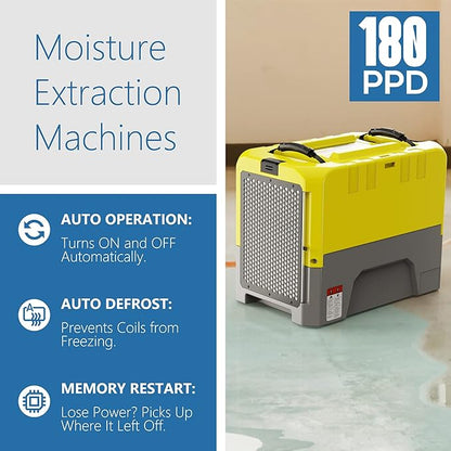 ALORAIR 180 PPD Commercial Dehumidifier - Image 3