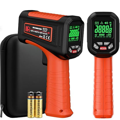 50:1 Infrared Thermometer Laser Temperature Gun -58℉~3272℉, Meat Food Pizza by MOONASCEND