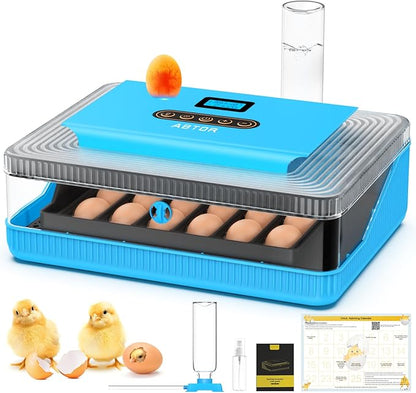25 Egg Incubator Digital Poultry Hatcher Machine by ABTOR