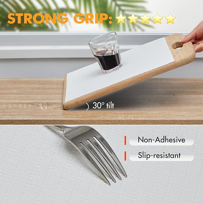Viseeko Shelf and Drawer Liner for Kitchen Cabinet, Non-Adhesive Cabinet Liners - Image 2