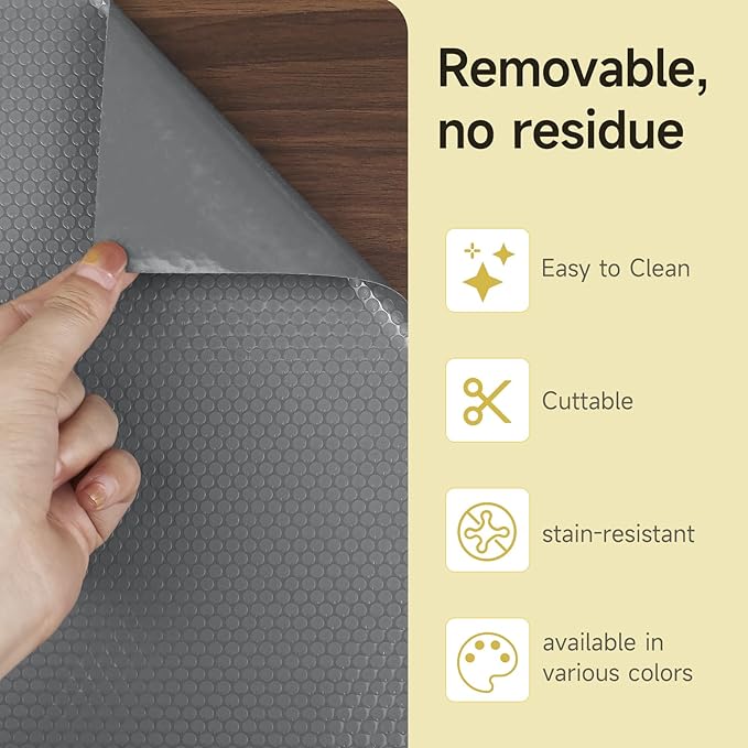 WochiTV Adhesive Shelf Liner 30 X 120 Inches Peel and Stick Kitchen Liner - Image 6