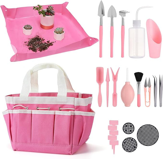 44pcs Small Gardening Tools Gifts by ANPHSIN