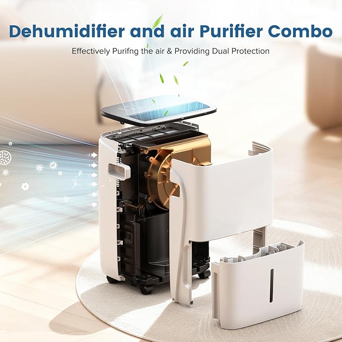 80 Pint Dehumidifier for Basement and Home, Covers up to 4, 500 Sq. Ft Rooms - Image 5