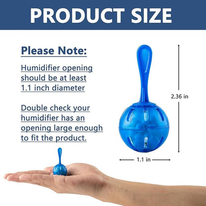 Humidifier Cleaner Ball, 20 Pack, Prevents Hard Water Build-up & Mold, - Image 3