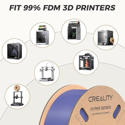 Official Creality Hyper PLA Filament 1.75mm, High Speed PLA 30-600mm/s Rapid 3D - Image 7