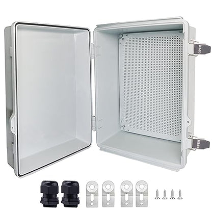 Outdoor Waterproof Box, IP67 ABS Junction Box Electrical Enclosure by LuSumtly