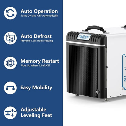 ALORAIR Basement/Crawlspace Dehumidifiers 198 PPD, 90 Pints, 5 Years Limited - Image 6
