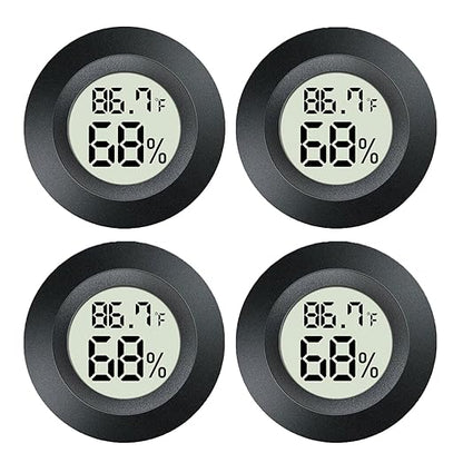 4 Pack Mini Digital Hygrometer Gauge Indoor Thermometer, LCD Monitor by Unknown