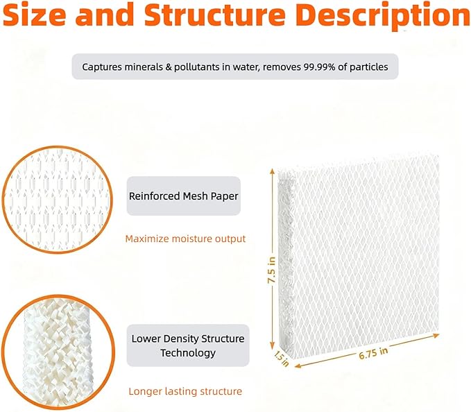 2-PACK Humidifier Replacement Filter T - Image 2