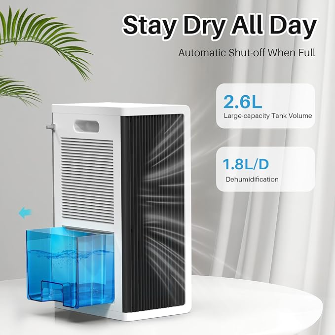 OKYUK Dehumidifier, 95 oz dehumidifiers - Image 4